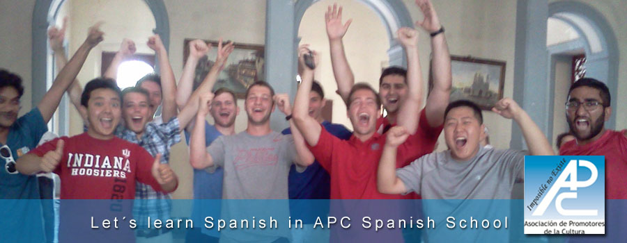 Happy Spanish Students