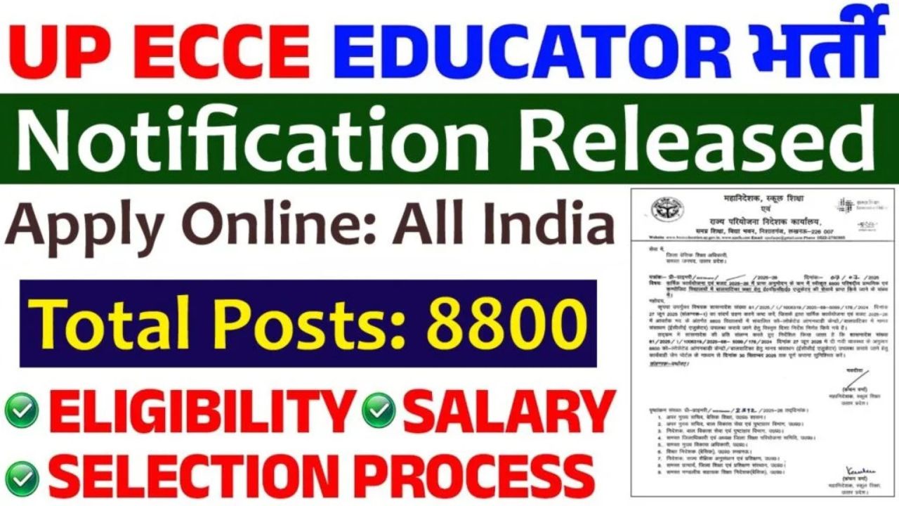 UP Pre Primary ECCE Educator News 2025: